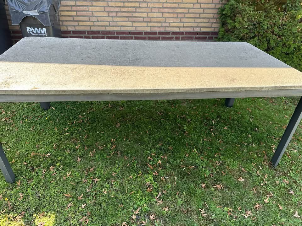 Tuintafel, Tuin en Terras, Ophalen, Gebruikt, Rechthoekig