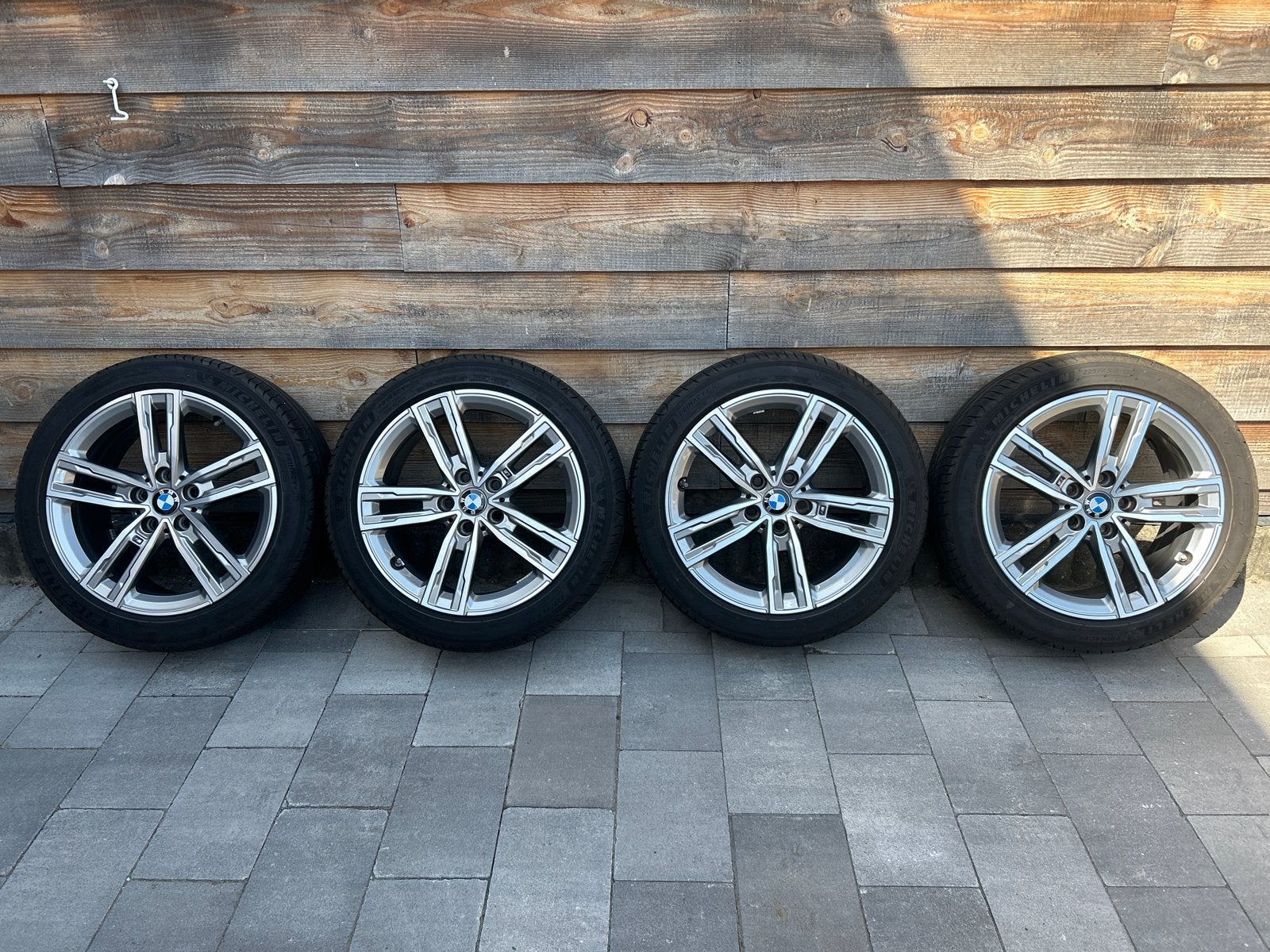 BMW 17 inch - F40 en F44 velgen met Michelin zomerbanden *, Auto-onderdelen, Overige Auto-onderdelen, Ophalen, Gebruikt, BMW