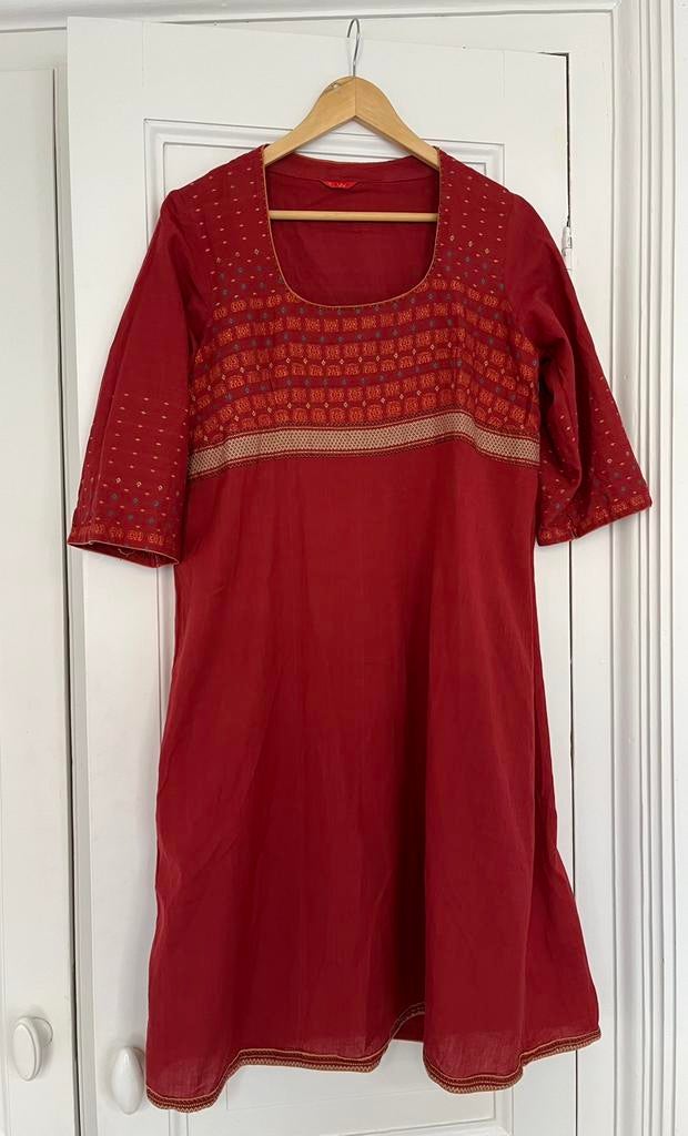 Indiase zomerjurk / kurta, Kleding | Dames, Maat 38/40 (M), Nieuw, Ophalen of Verzenden, Boven de knie