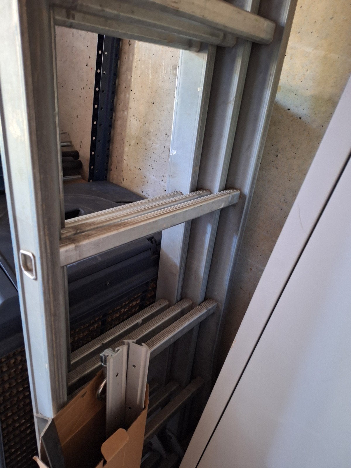 dirk dirk 3x7 30 opstap, Ophalen, Gebruikt, Ladder, Opvouwbaar of Inschuifbaar