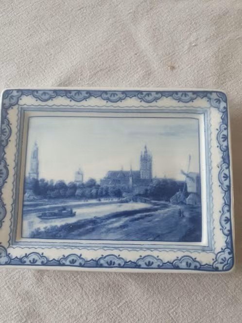 Westraven Gezicht op Delft genummerd 2 /500, Antiek en Kunst, Ophalen