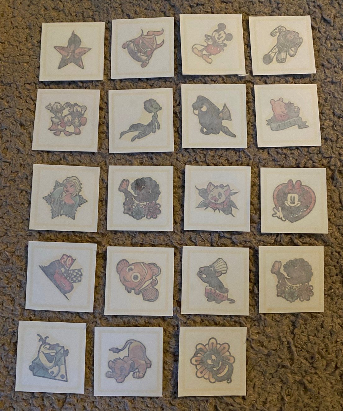 AH Disney Plaktattoos, Ophalen of Verzenden, Overige figuren, Nieuw, Overige typen