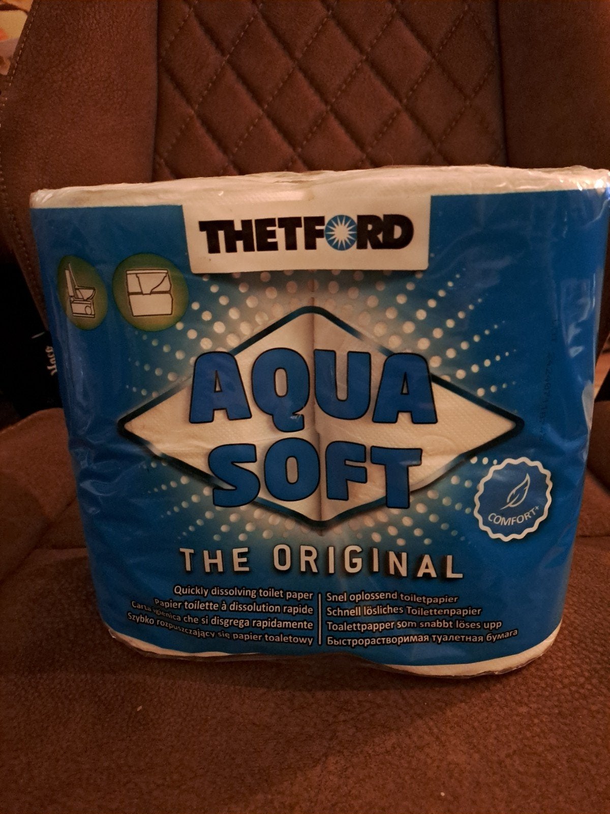 Thetford Aqua Soft WC-papier voor Porta Potti (4 rollen), Ophalen of Verzenden, Nieuw