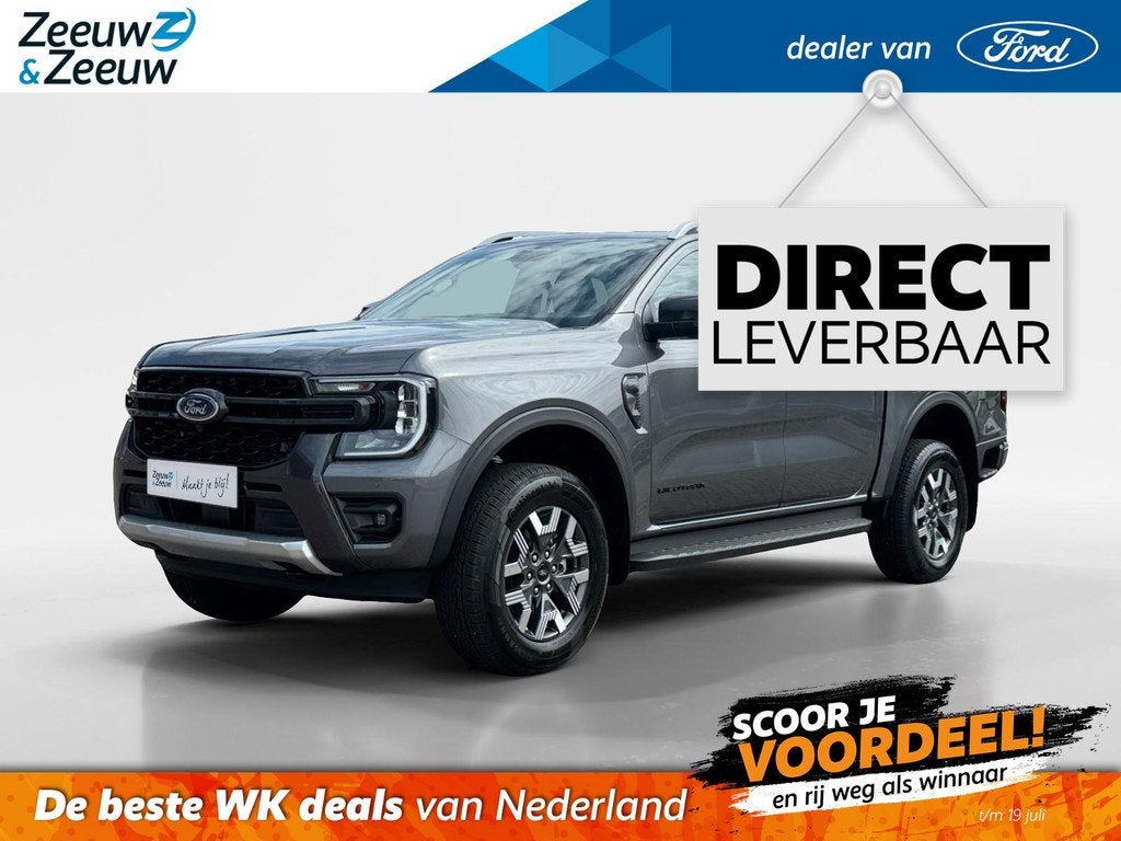 Ranger Wildtrak Double Cab 2.3 PHEV 205 kW/278 pk Automaat |, Auto's, Jeep, Automaat, 12 maanden, Stof, Gebruikt