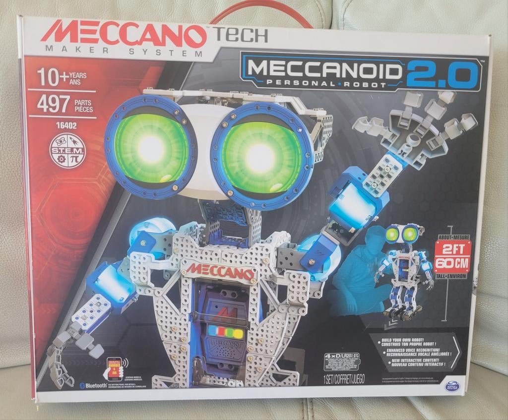 Meccanoid 2.0 Personal Robot - Bouw je eigen robot!, Ophalen, Zo goed als nieuw, Bouwen, Met licht