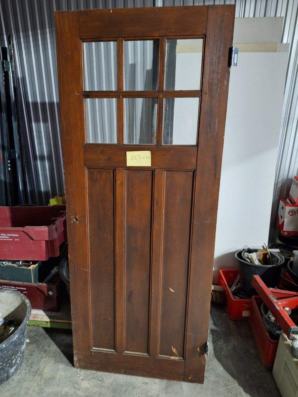 te koop paneeldeur, Ophalen, Gebruikt, Buitendeur, 200 tot 215 cm
