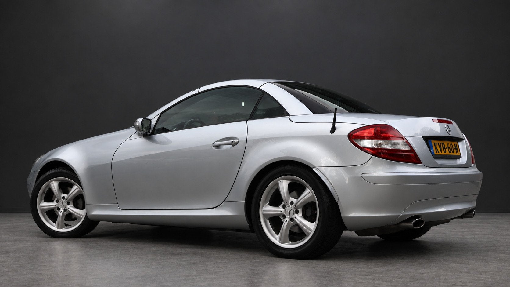 Mercedes-Benz SLK-klasse 200 K. 163pk|Leder|memory|Prins LPG, Auto's, Dealer onderhouden, Achterwielaandrijving, Gebruikt, Zwart