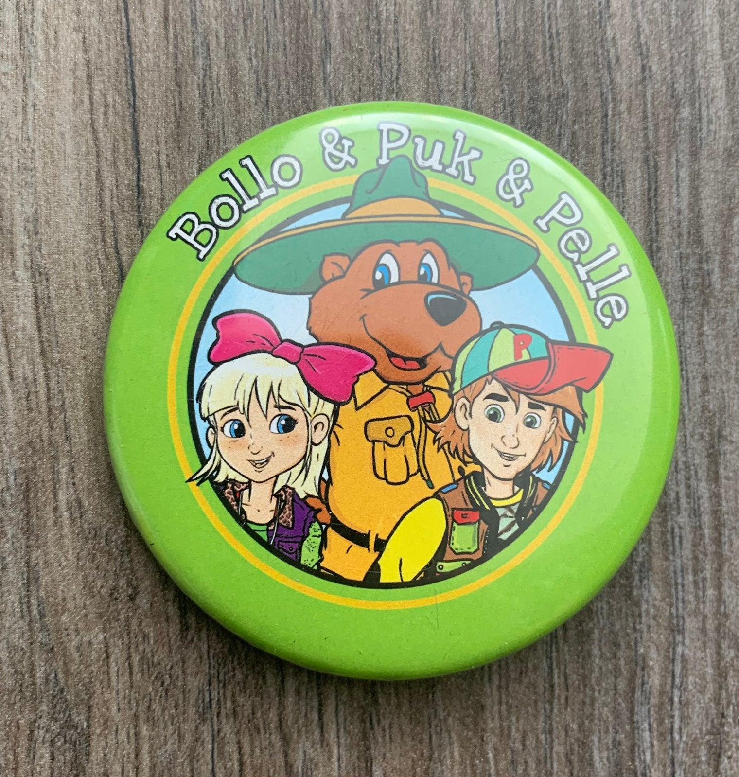 Bollo & Puk & Pelle Button