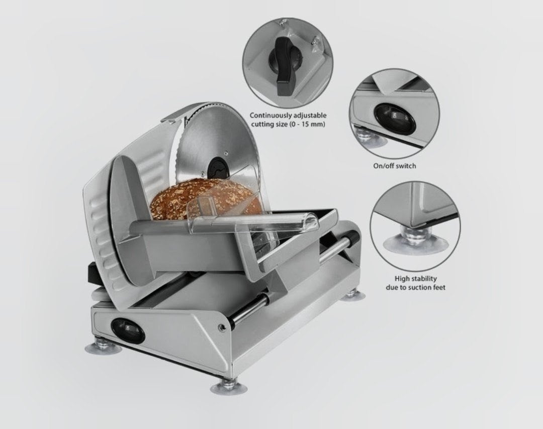 Bomann MA 451 CB Snijmachine - Brood, Vlees, Kaas, Ophalen of Verzenden, Gebruikt