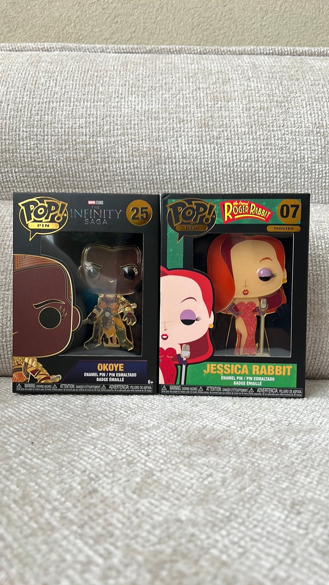 Twee funko pop pin, Ophalen of Verzenden, Zo goed als nieuw