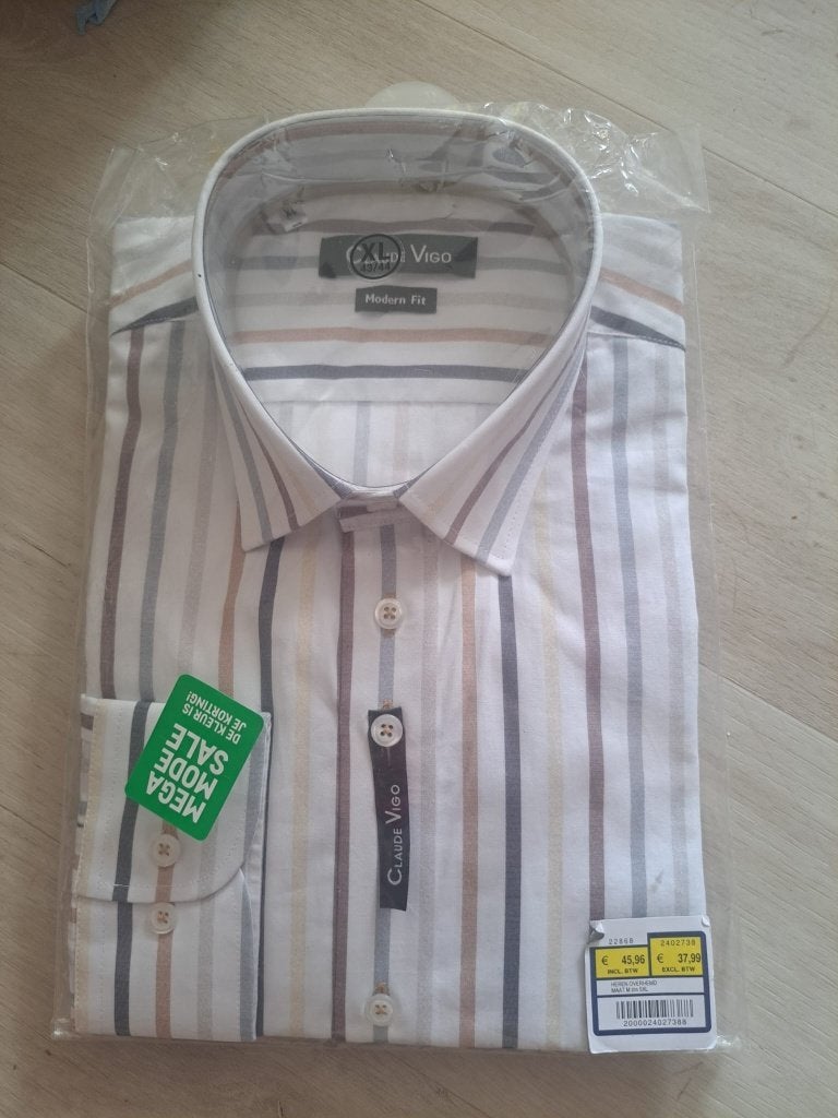 lange mouw overhemd, Kleding | Heren, Onbekend, Meerkleurig, Nieuw, Ophalen of Verzenden