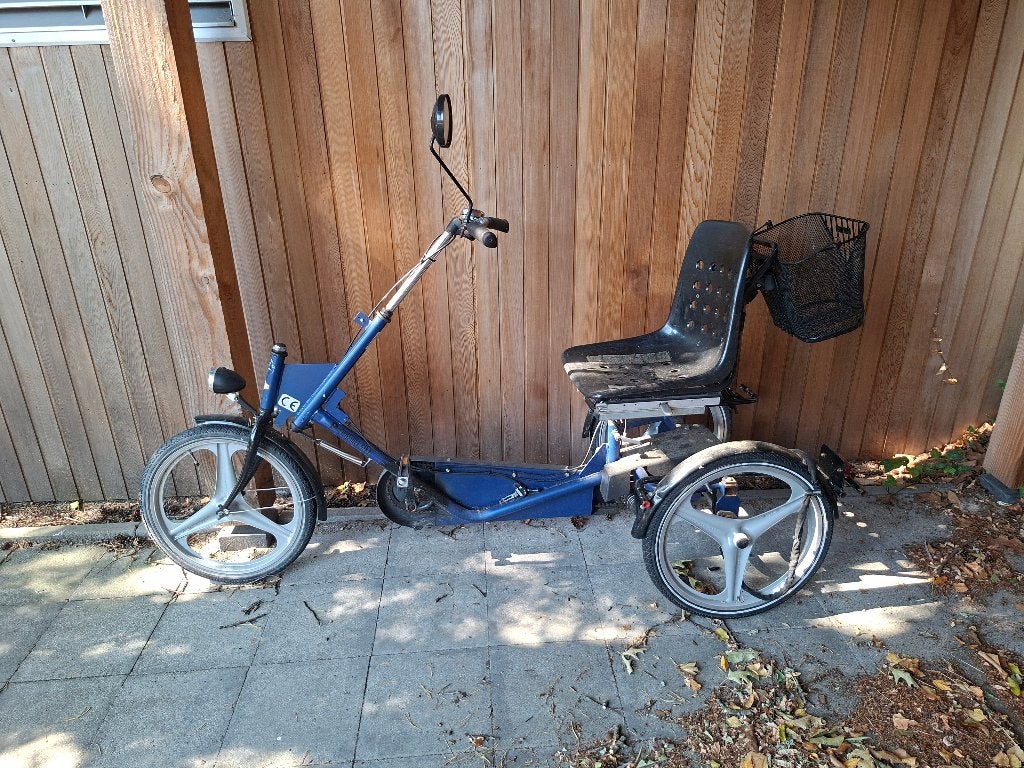 Driewieler, Terugtraprem, Gebruikt, Verstelbare zitting, Ophalen