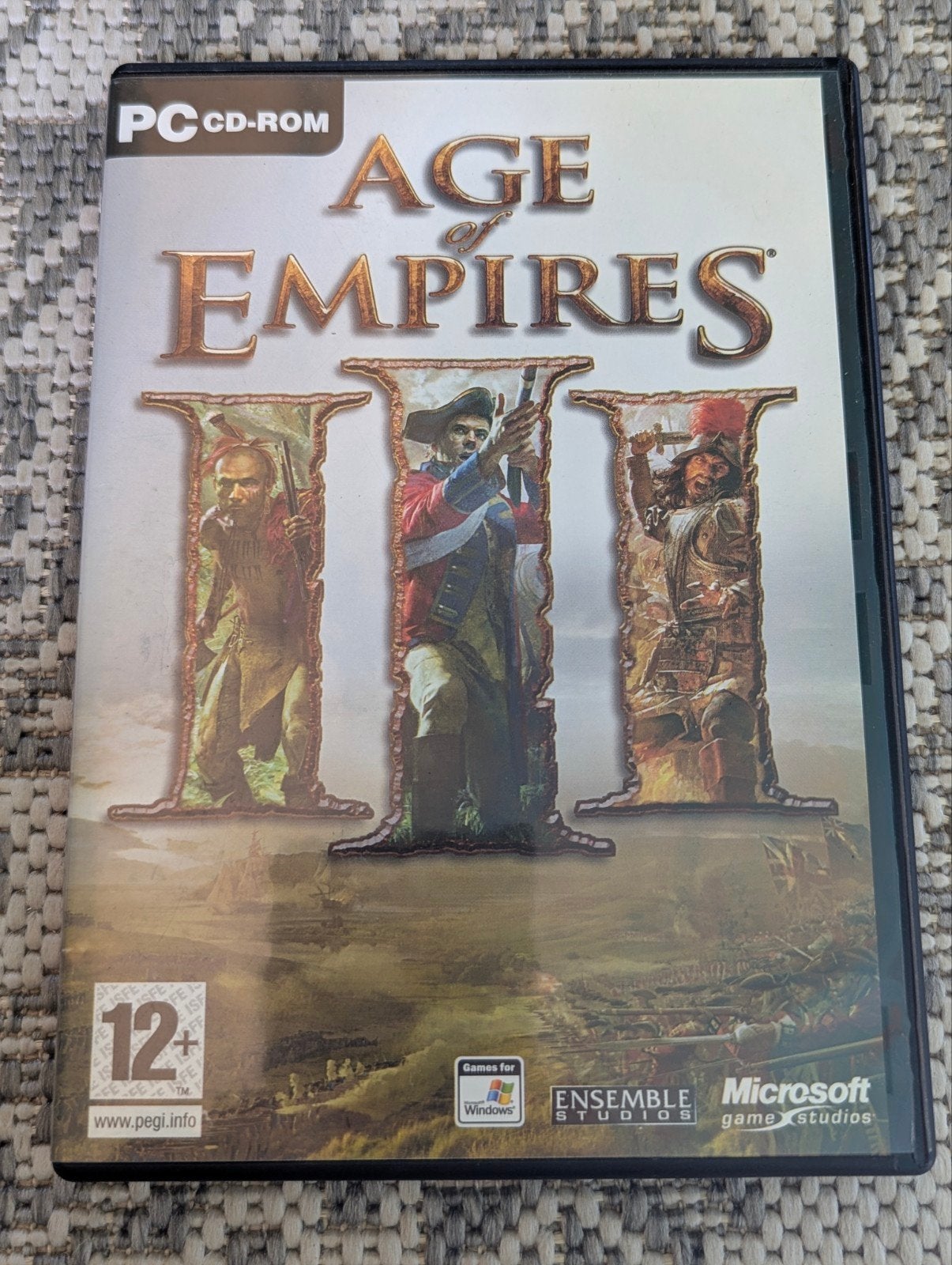 Age of Empires III PC CD-ROM - Strategie Game, Online, Gebruikt, 1 speler, Ophalen of Verzenden