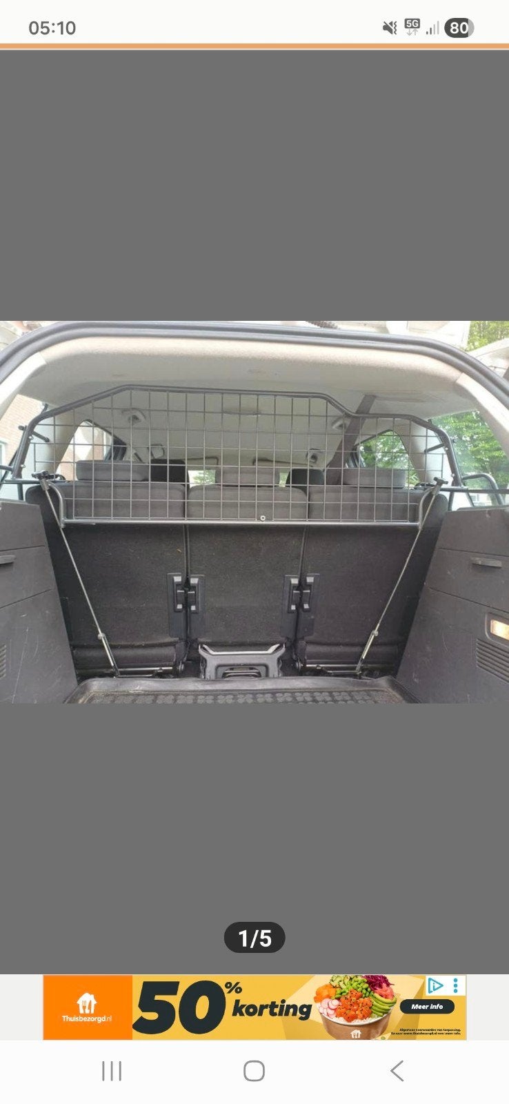 Hondenrek / Bagagerek voor auto, Auto diversen, Hondenrekken, Ophalen, Gebruikt