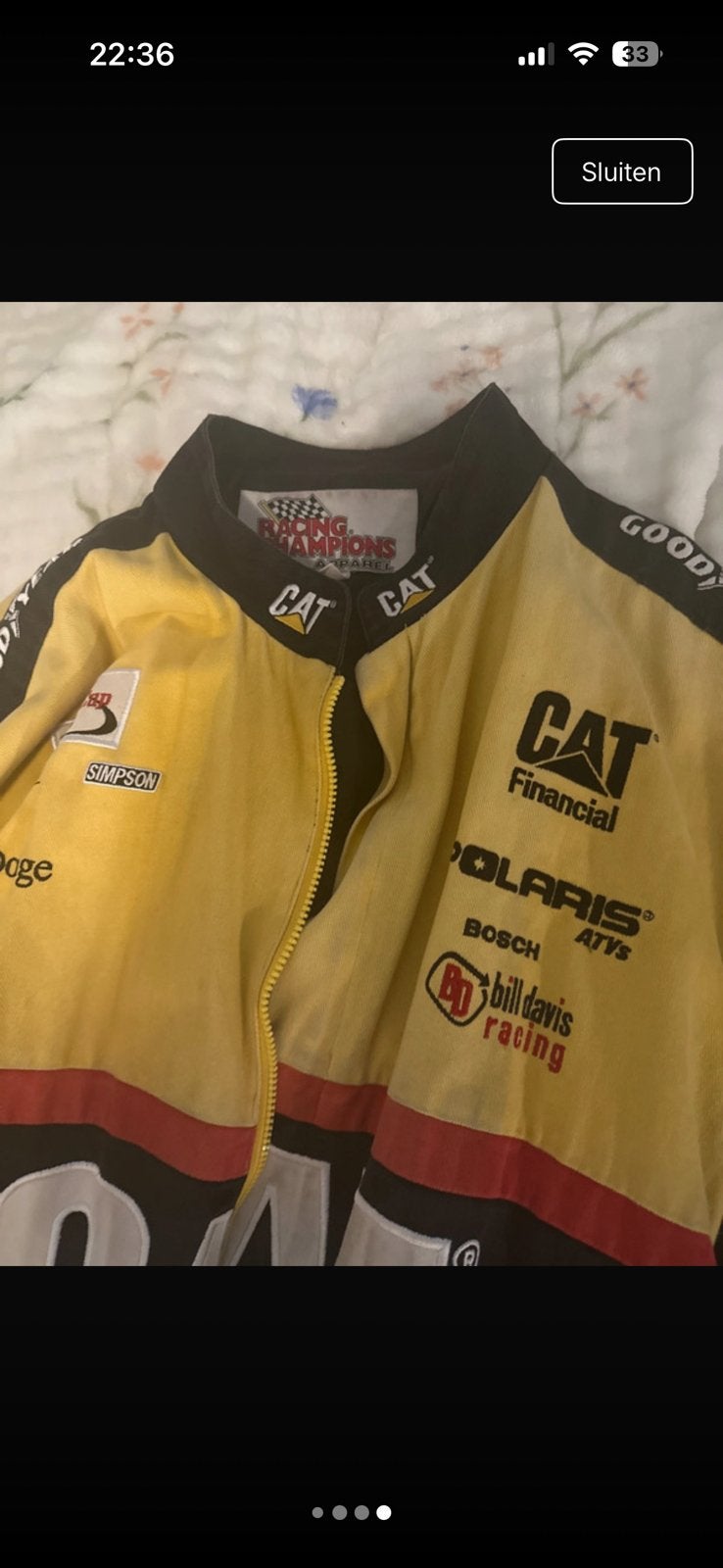 CAT Race Jacket, Verzenden, Gedragen