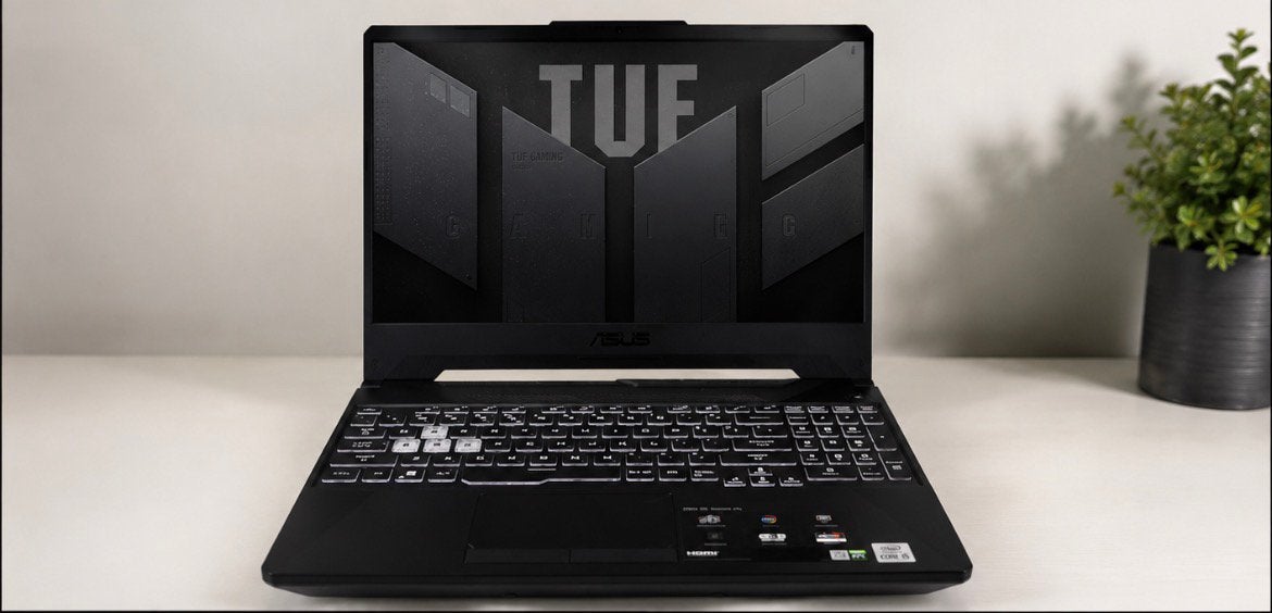 ASUS TUF F15 Gaming Laptop, Computers en Software, Windows Laptops, 2 tot 3 Ghz, 15 inch, Ophalen of Verzenden, Zo goed als nieuw