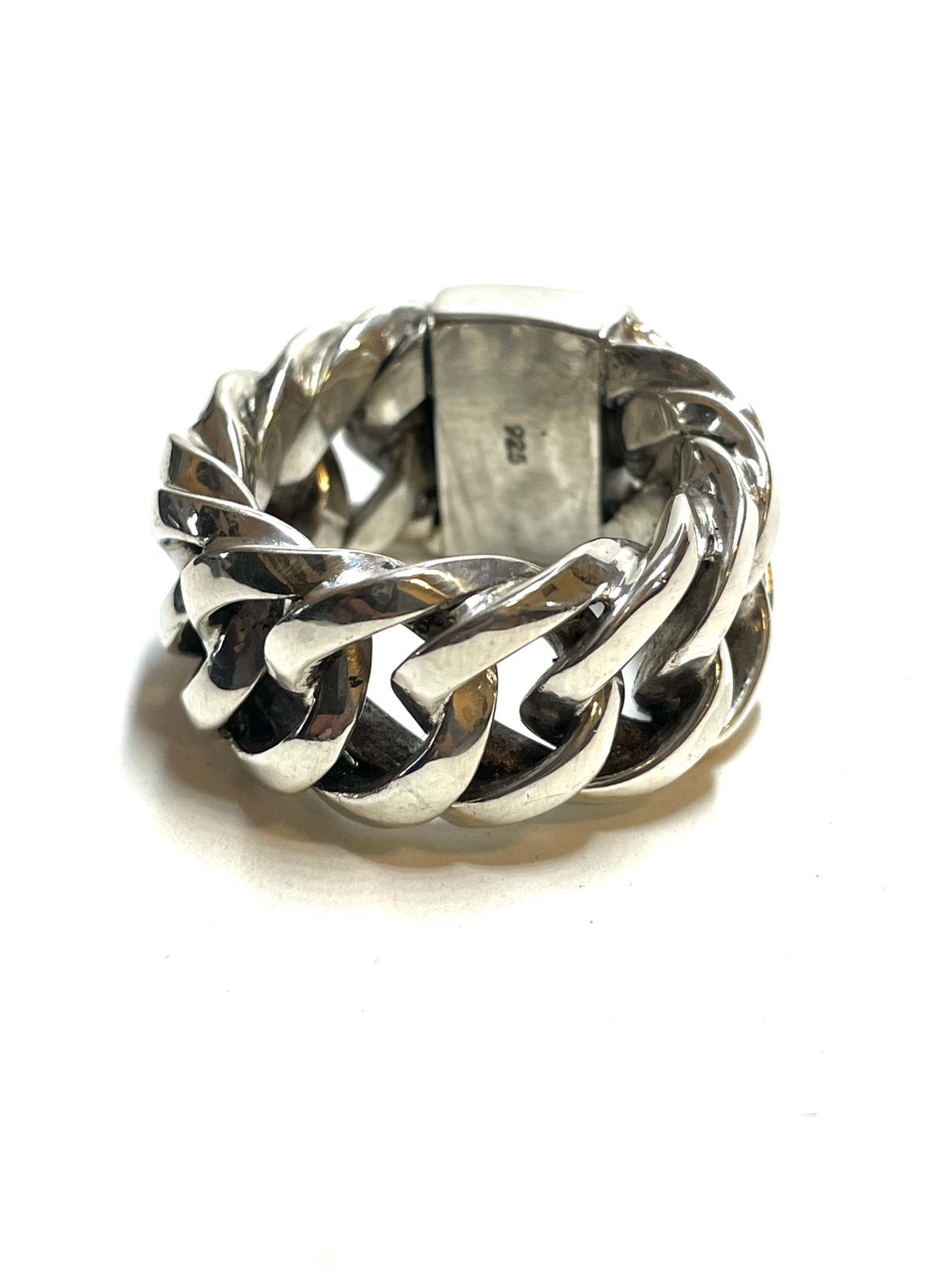 925 zilveren Buddha to Buddha Chain ring, Gebruikt, -, 19 tot 20, -