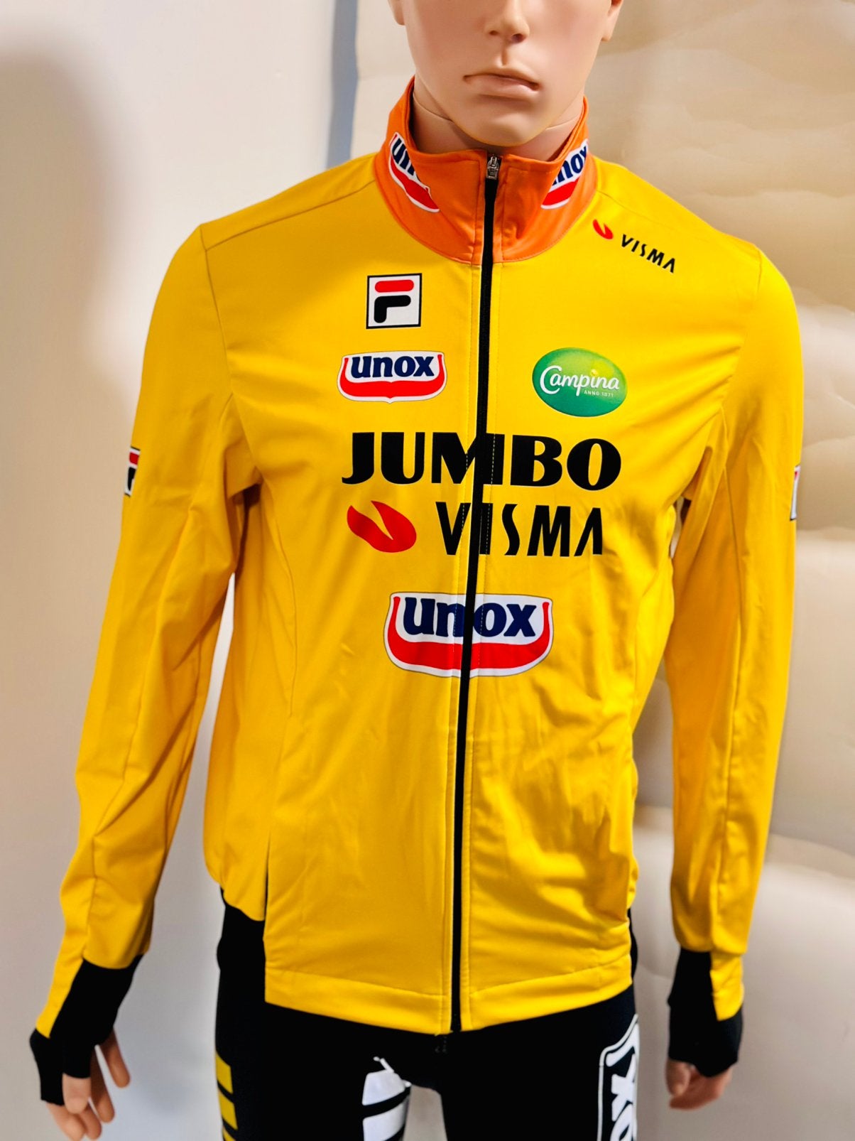 Sportkleding sportjas hardloopjas trainingsjas maat M Fila, Maat 48/50 (M), Geel, Ophalen of Verzenden, Zo goed als nieuw