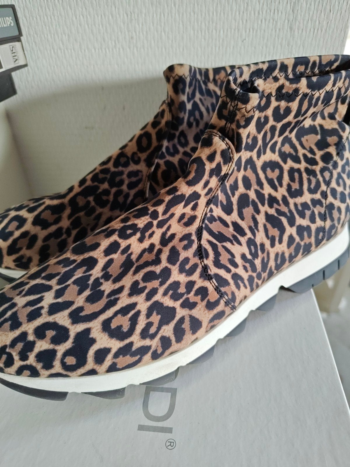 rapisardi schoenen maat 42 stretch luipaardprint, Bruin, Ophalen of Verzenden, Sneakers of Gympen, Zo goed als nieuw