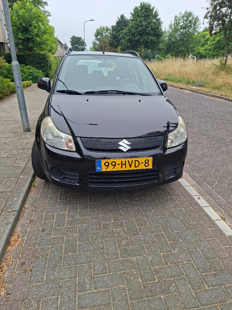 Suzuki SX4 1.5 2006 Zwart APK 7-2027! Opnieuw in verkoop., Auto's, Suzuki, Voorwielaandrijving, 15 km/l, 4 cilinders, 1490 cc