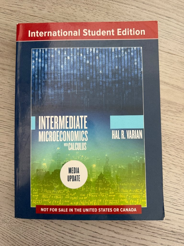 INTERMEDIATE MICROECONOMICS WITH CALCULUS, Ophalen of Verzenden, Gelezen, Economie en Marketing