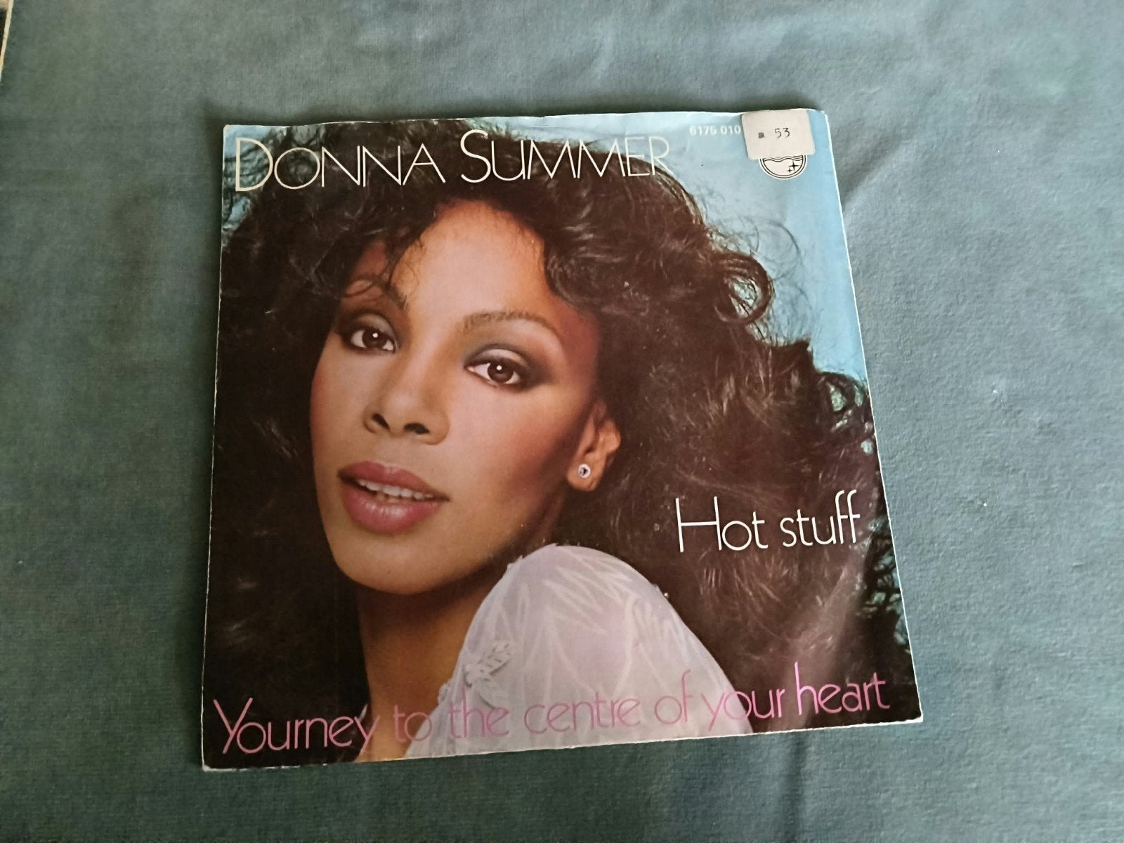 Donna Summer - Hot Stuff single, Ophalen of Verzenden, Gebruikt, Pop