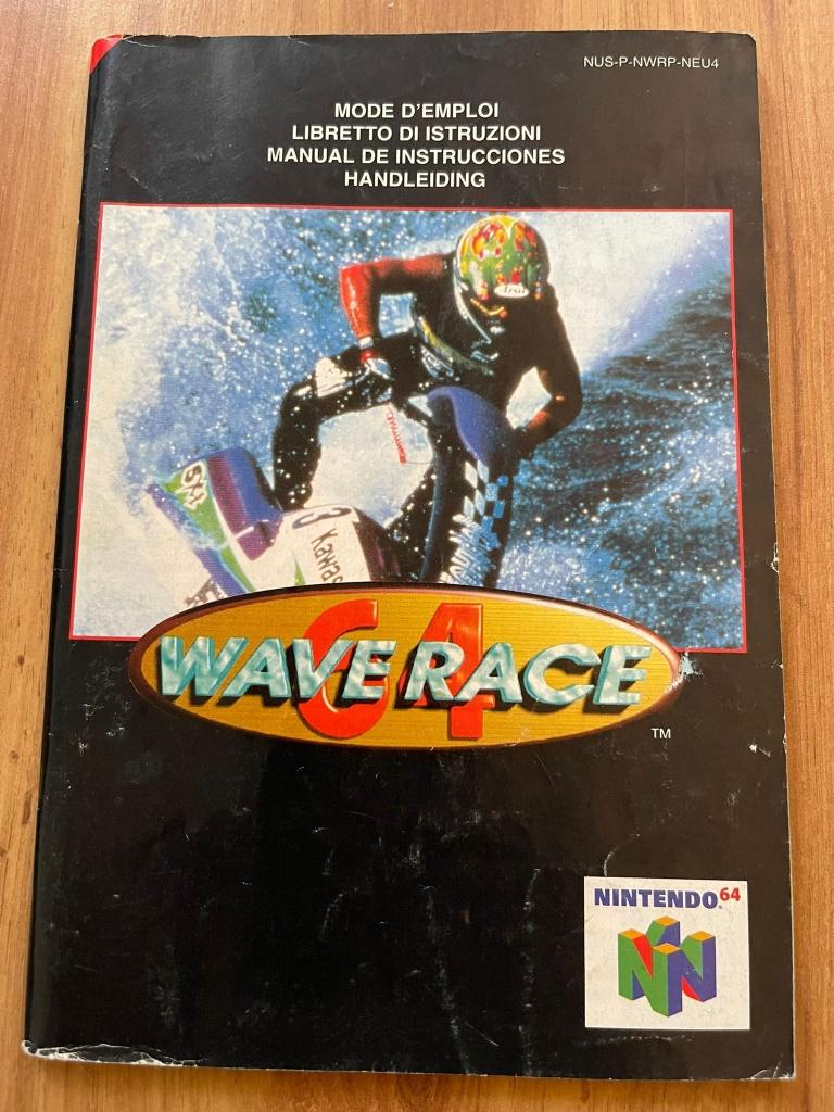 Wave Race 64 inclusief Handleiding, 1 speler, Racen en Vliegen, Ophalen of Verzenden, Zo goed als nieuw