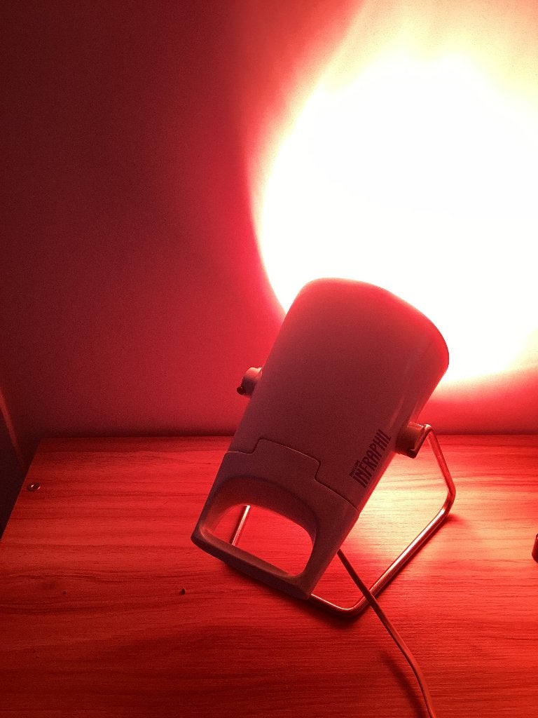 Philips Infraphil infraroodlamp goede warmtelamp vintage, Ophalen of Verzenden, Zo goed als nieuw, Overige typen