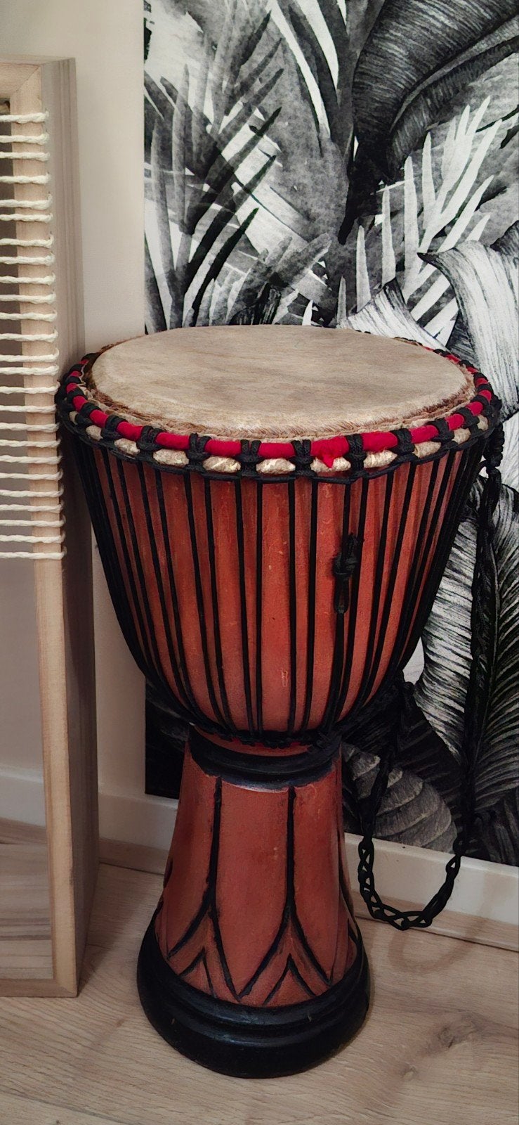 djembe, Ophalen, Trommel