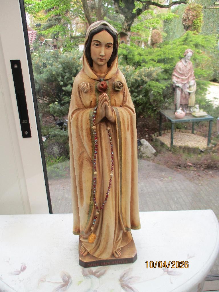 Te koop: Beeld Rosa Mystica., Antiek en Kunst, Antiek | Religie, Ophalen of Verzenden