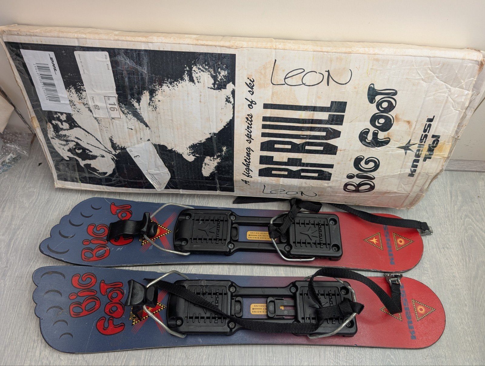 Big Foot Ski's - Kneissl - Vintage Skiën, Sport en Fitness, Overige merken, Gebruikt, Ophalen of Verzenden, Skiën