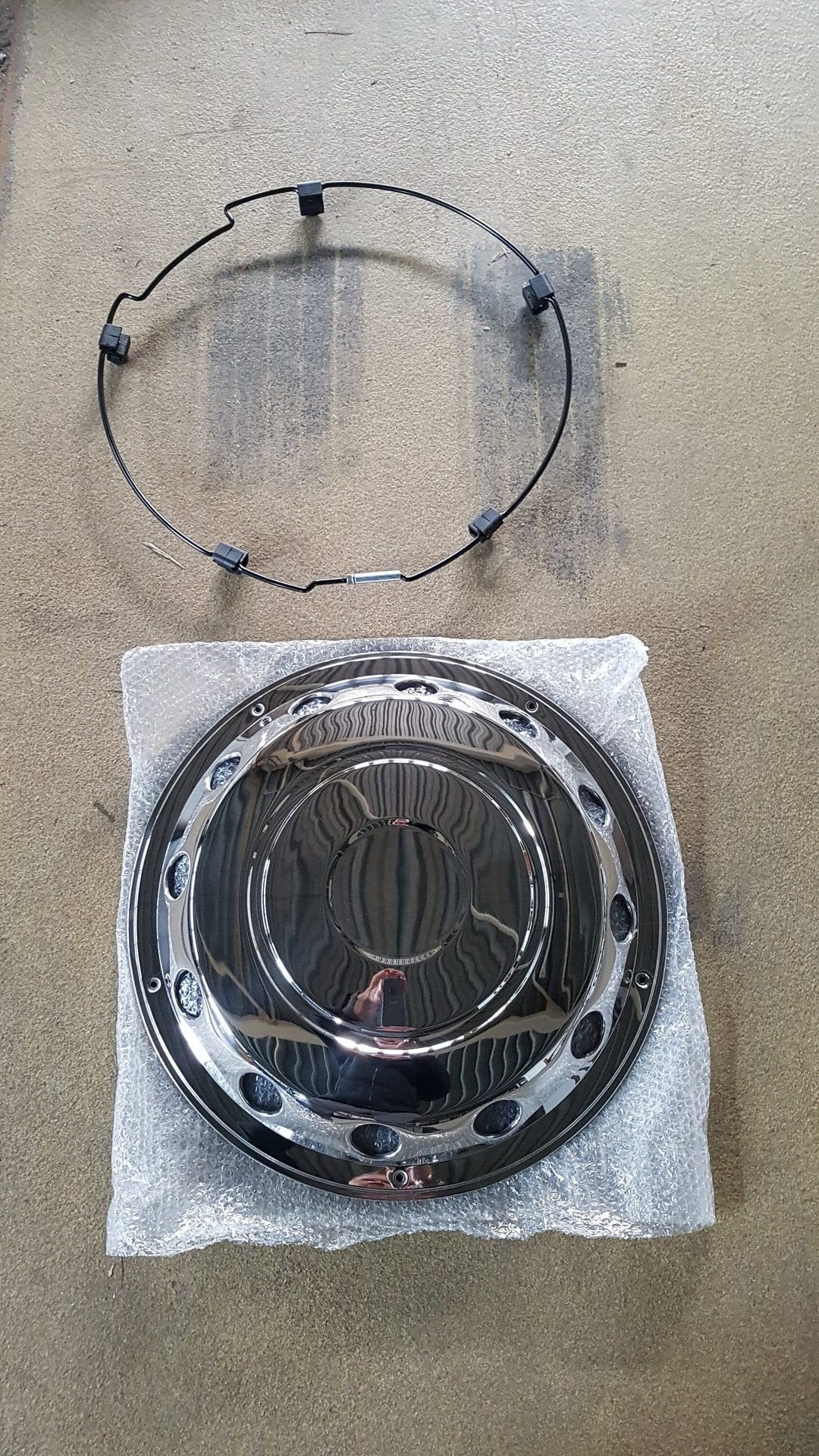 WHEEL COVER FRONT 22.5  RVS !!! PRICE X1 PCS ,MIN.ORDER X2 P, Overige merken, -, -, Nieuw