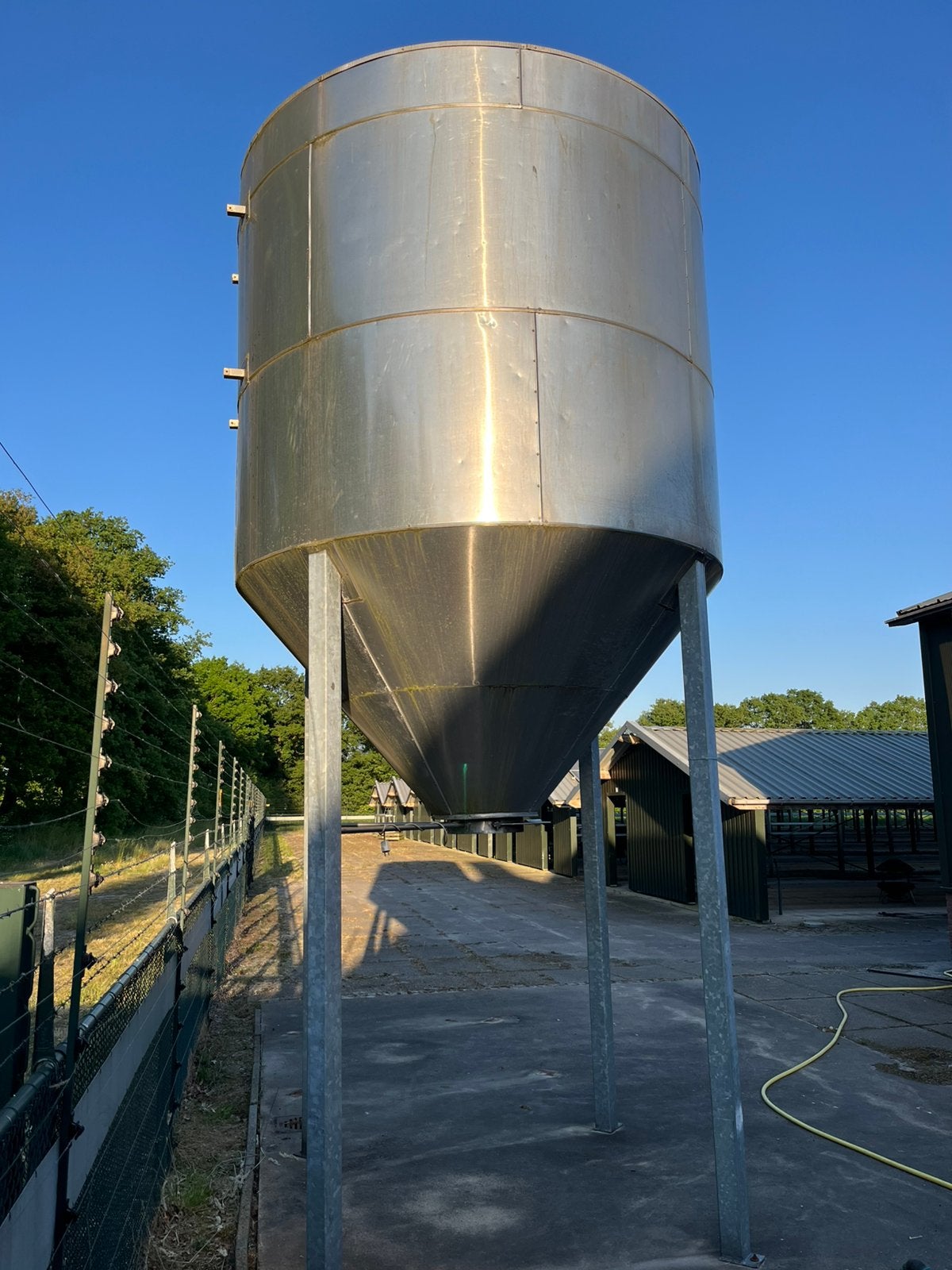RVS geïsoleerde Silo, Ophalen, Zo goed als nieuw, Drinken en Voederen