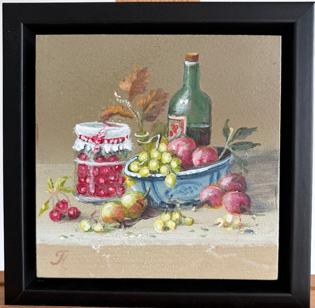 Thomas Heesakkers, stilleven met fruit, Antiek en Kunst, Kunst | Schilderijen | Klassiek, Ophalen