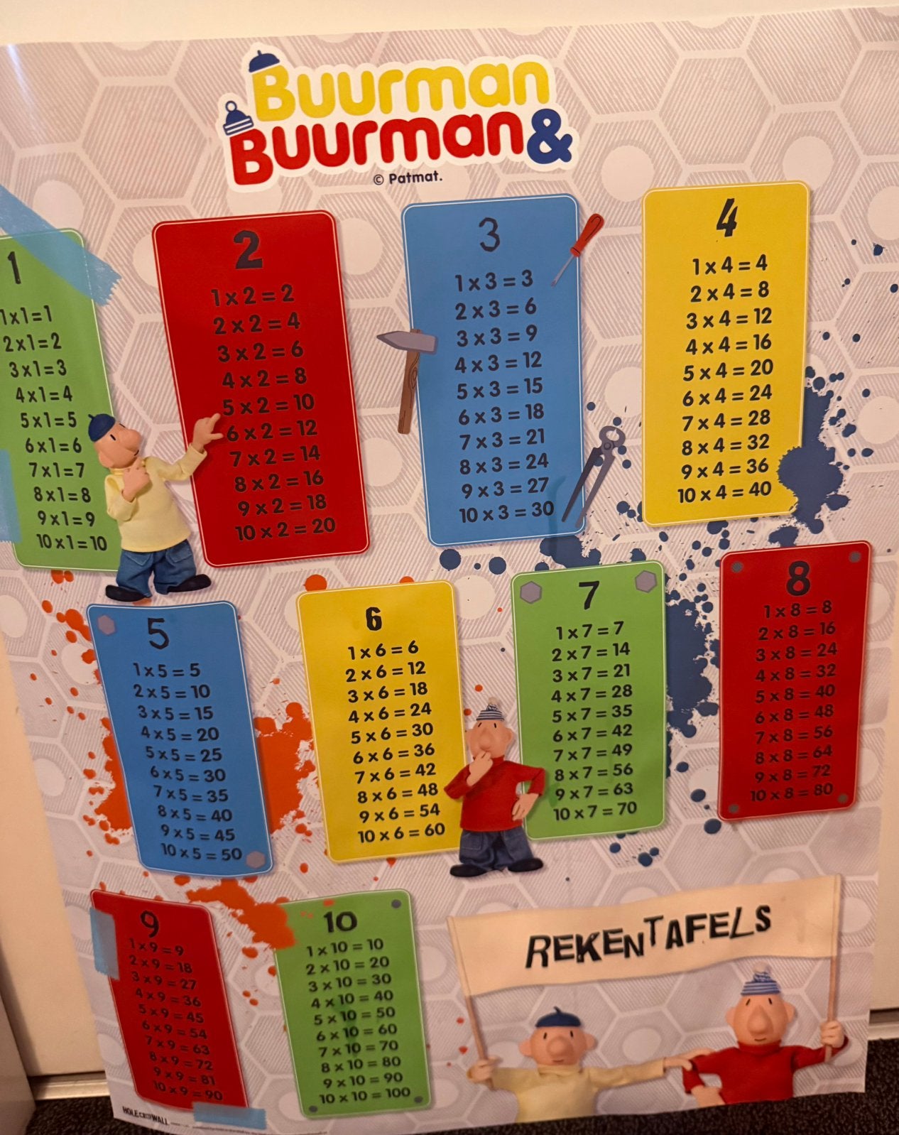 Rekenposter Buurman & Buurman, Ophalen of Verzenden, Zo goed als nieuw