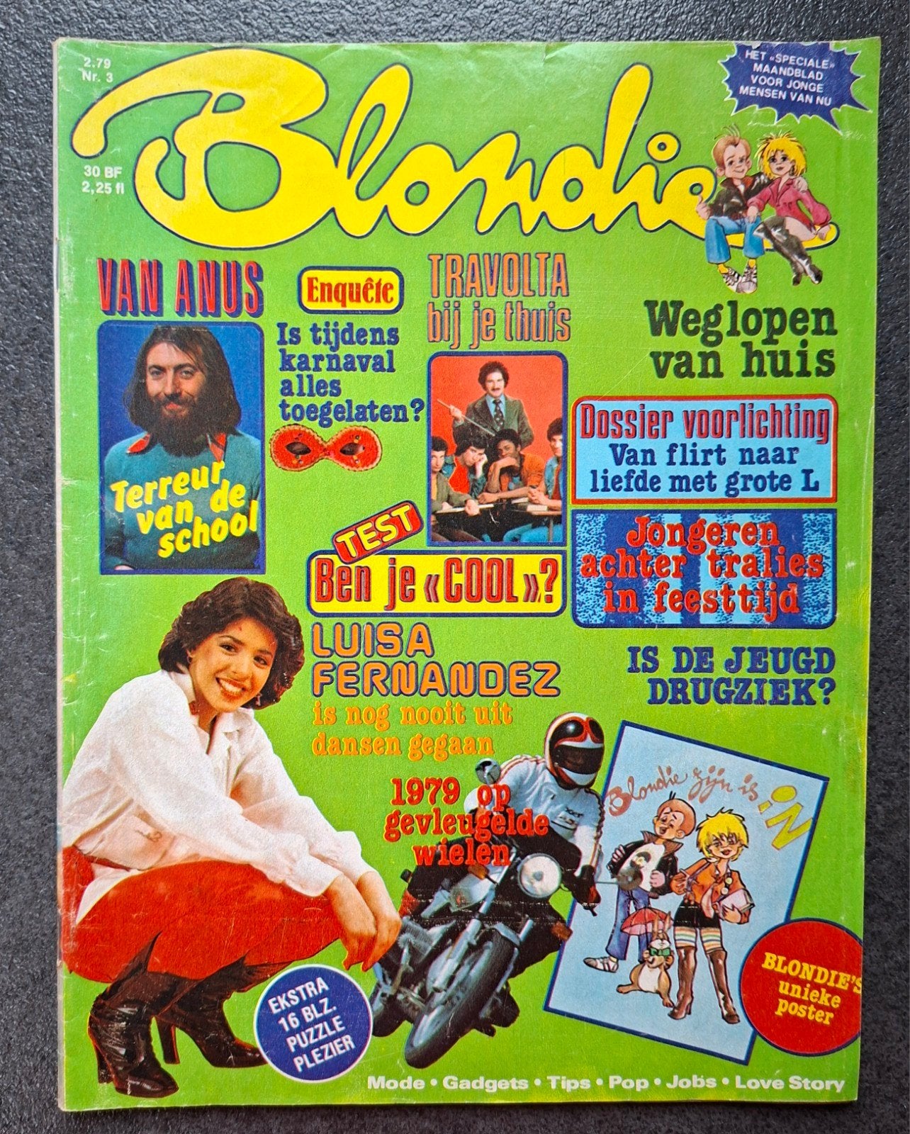 Blondie (Maandblad) nr 2 1979 Compleet ( Vintage (, Ophalen of Verzenden, 1960 tot 1980, Tijdschrift