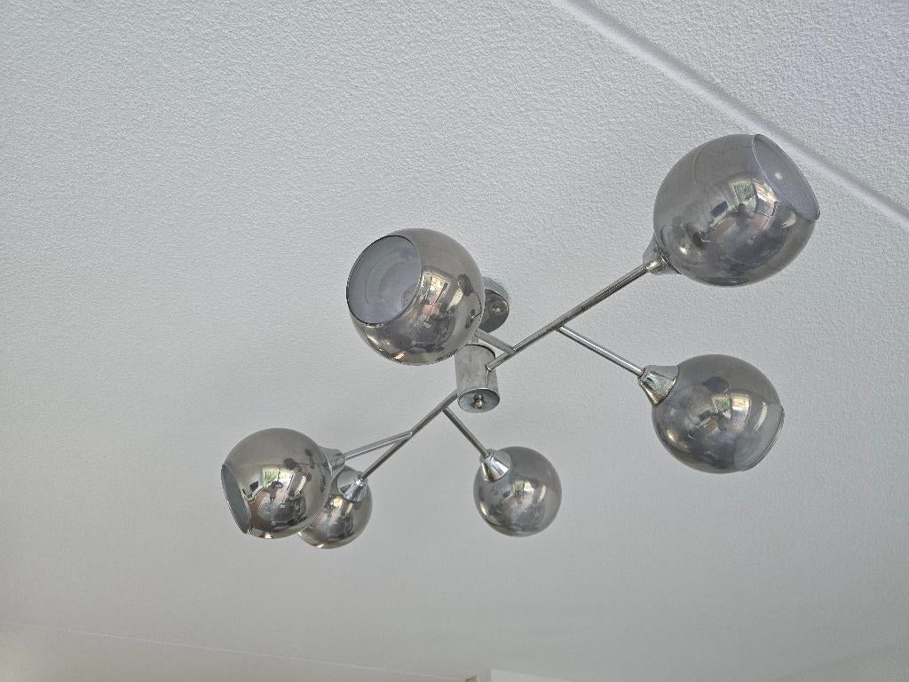 plafondlamp, Ophalen, Gebruikt, Glas