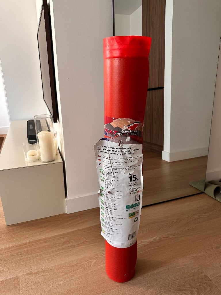 Unifloor Heat-Foil ondervloer vloerverwarming te Koop!, Overige materialen, 30 cm of meer, 50 tot 150 cm, Overige typen