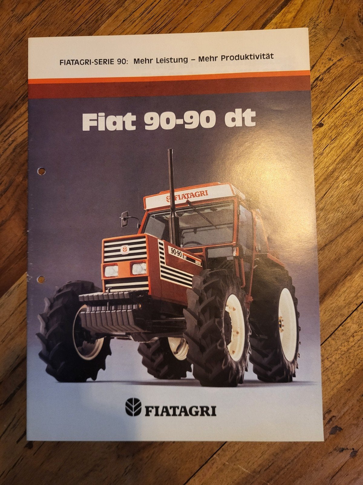 tractor folder Fiat 90-90 DT, Boeken, Ophalen of Verzenden, Zo goed als nieuw