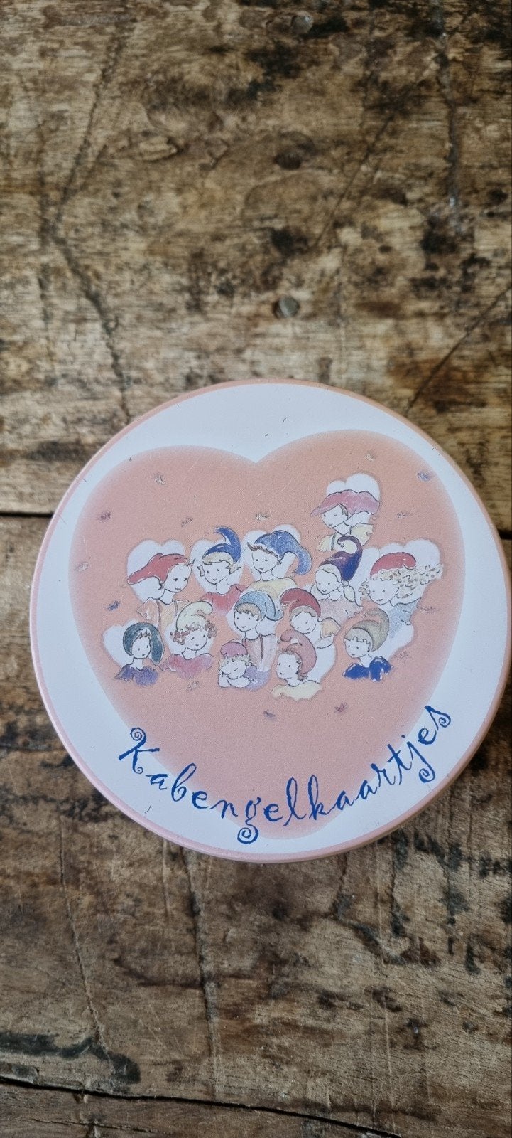 Kabengelkaartjes in blikje - Inspirerende kaarten, Ophalen of Verzenden, Gebruikt