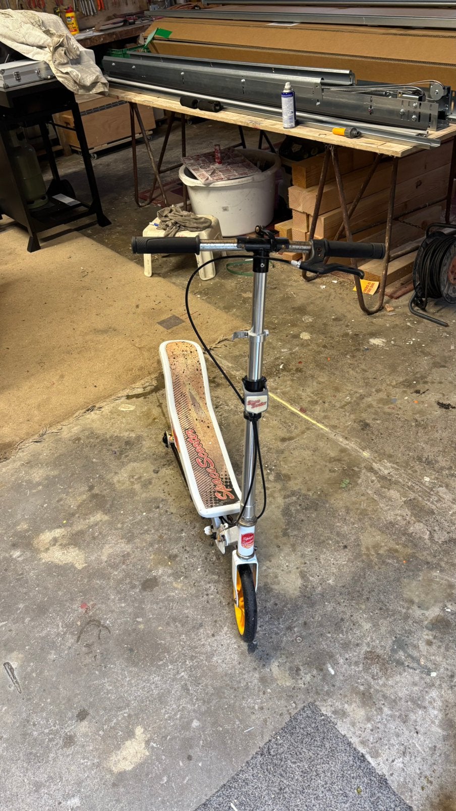 Space scooter, Ophalen, Zo goed als nieuw, Gewone step