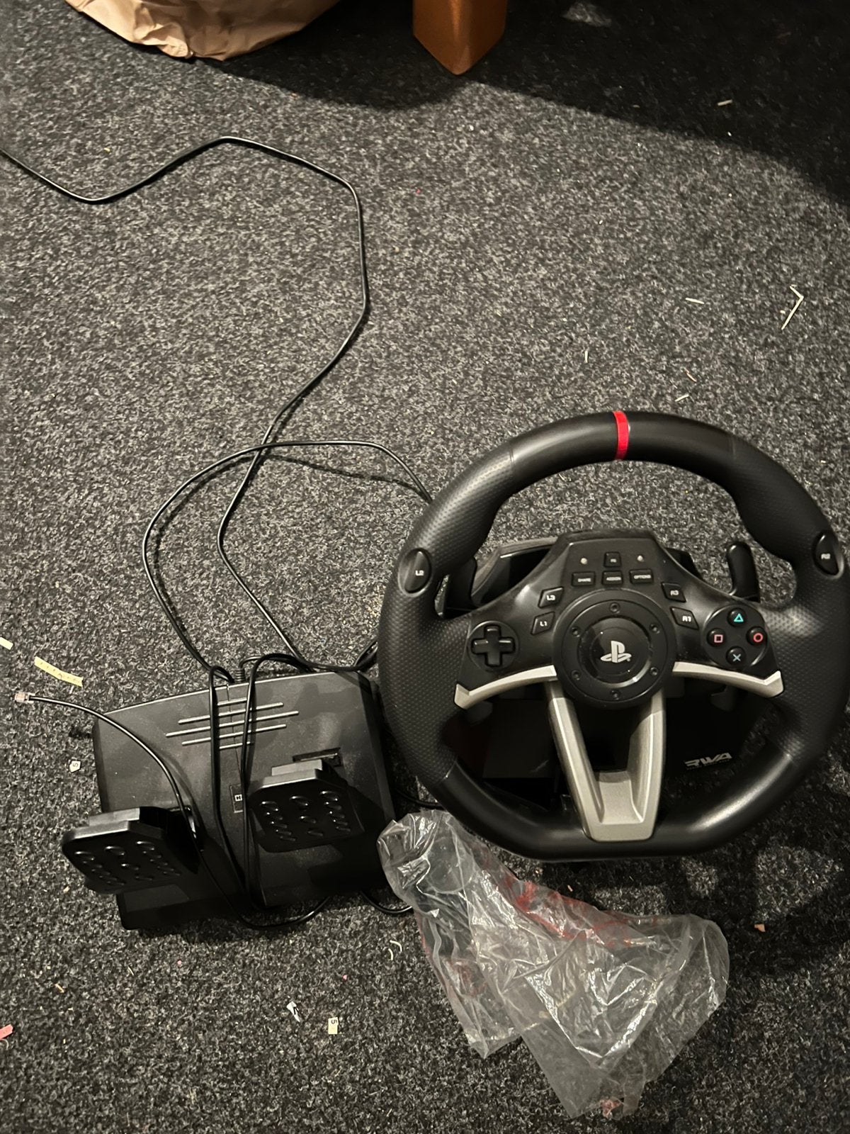 HORI Racing Wheel Apex PS4/PS5/PC – Stuur + Pedalen, Ophalen, Zo goed als nieuw, PlayStation 1