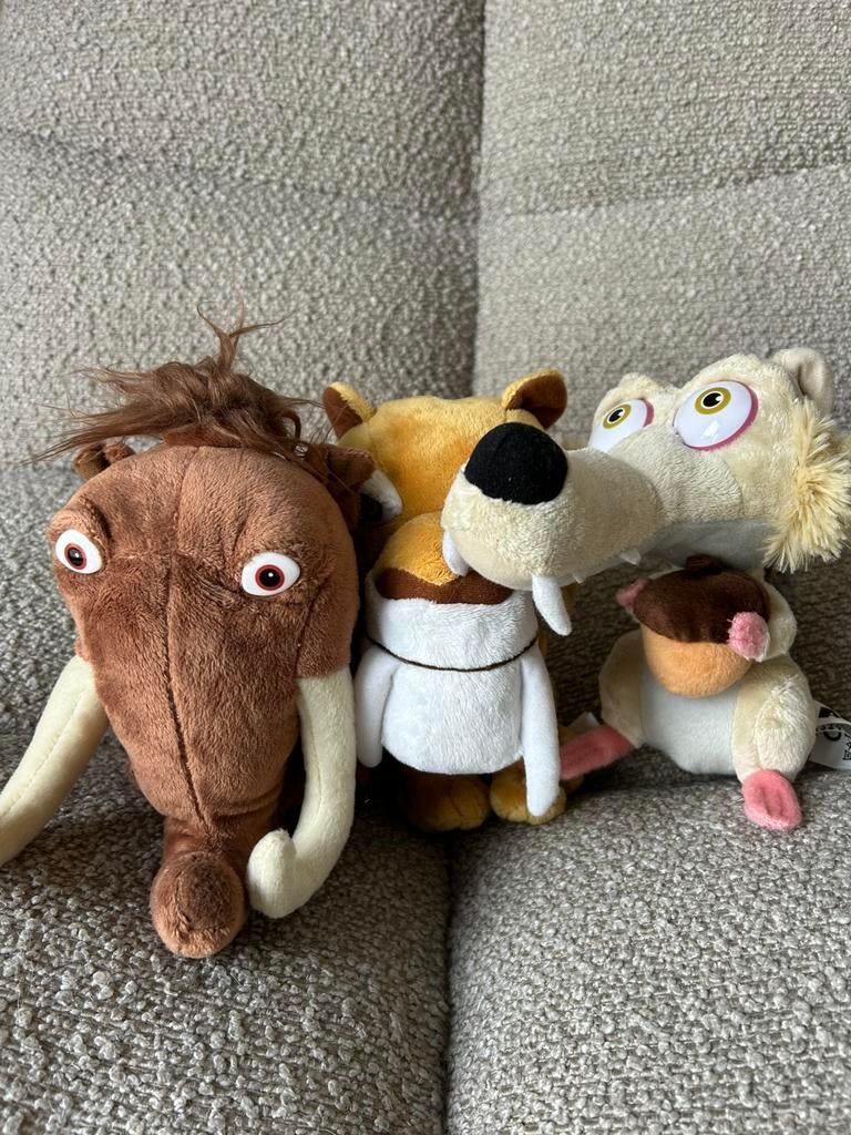 Ice age Manny, Diego, Scrat, Ophalen of Verzenden, Zo goed als nieuw, Overige typen