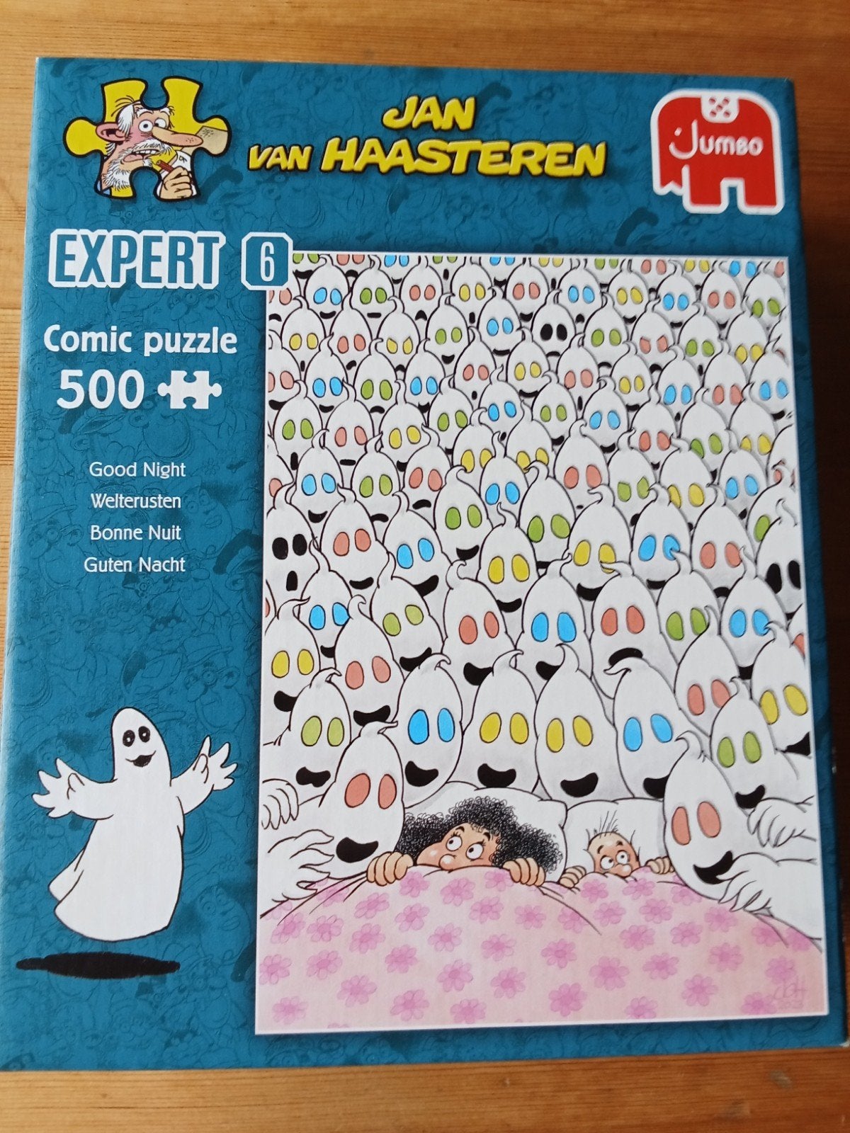 Jan van Haasteren puzzel Expert 6 Welterusten, Hobby en Vrije tijd, Denksport en Puzzels, Ophalen of Verzenden, 500 t/m 1500 stukjes