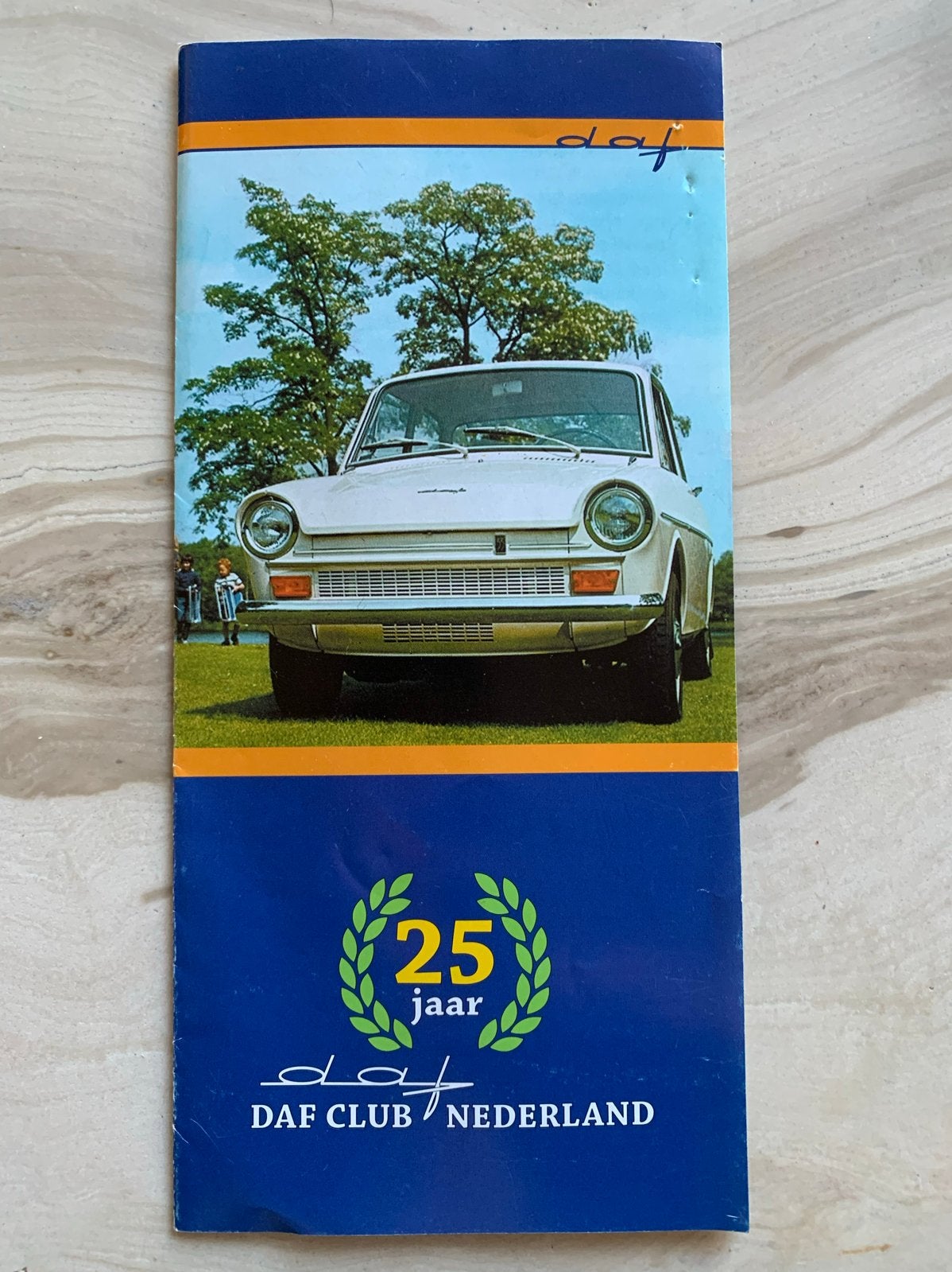 DAF Club Nederland 25 jaar jubileum brochure, Verzamelen, Ophalen of Verzenden, Gebruikt, Auto's