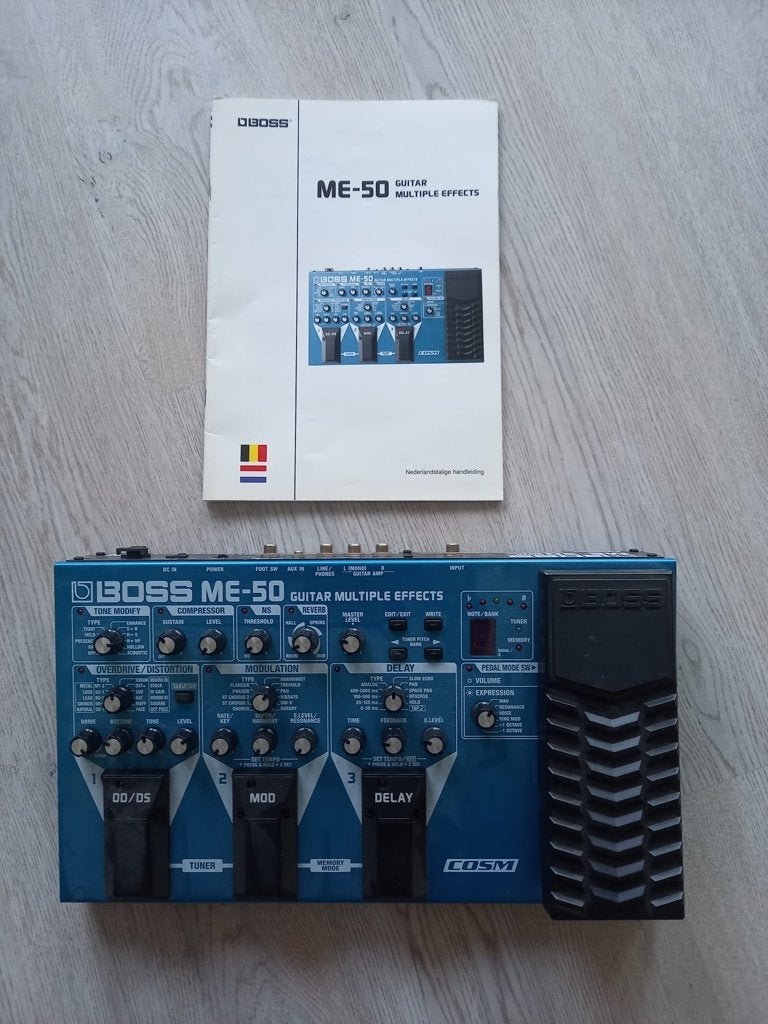 Boss ME-50 gitaareffect, Ophalen of Verzenden, Zo goed als nieuw, Delay of Echo