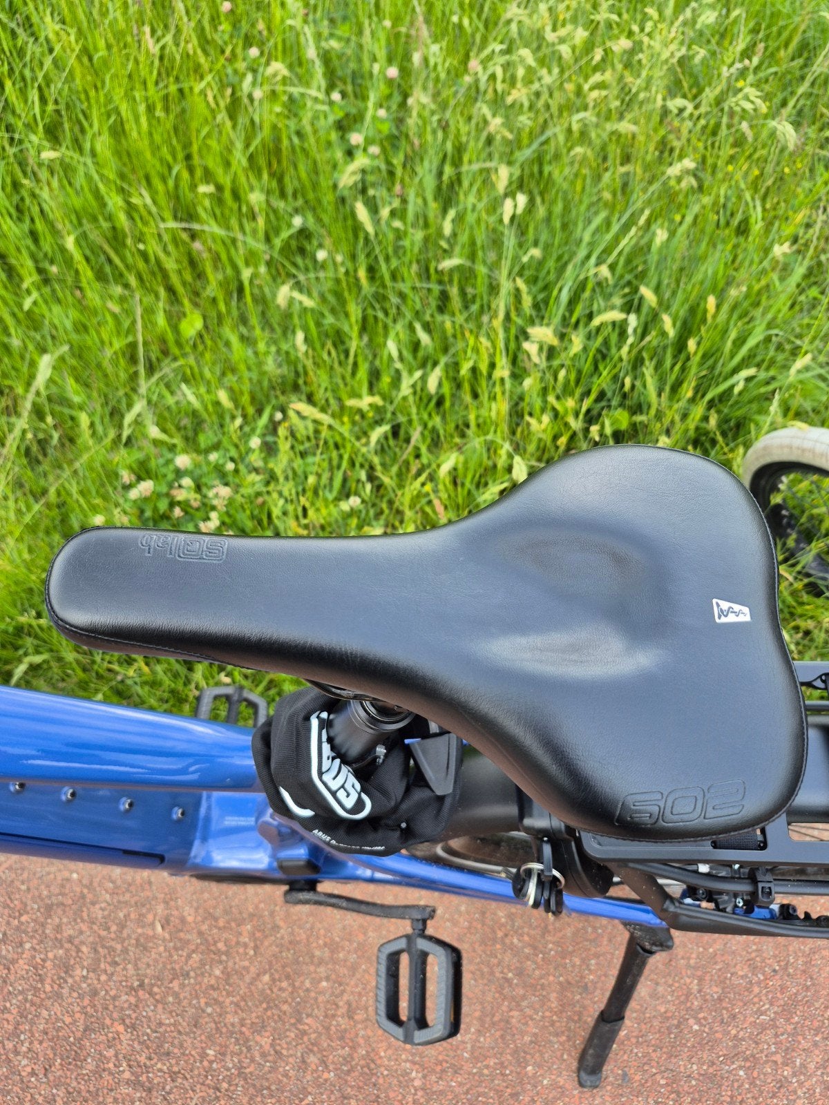 SQlab 602 Ergolux Active 2.0 Zadel - Zo goed als nieuw, Fietsen en Brommers, Fietsonderdelen, SQlab, Elektrische fiets, Kunststof