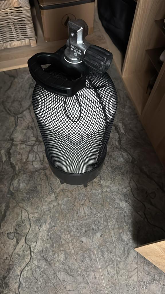 Stalen duikfles 12 ltr kort, Ophalen, Nieuw, Duikfles