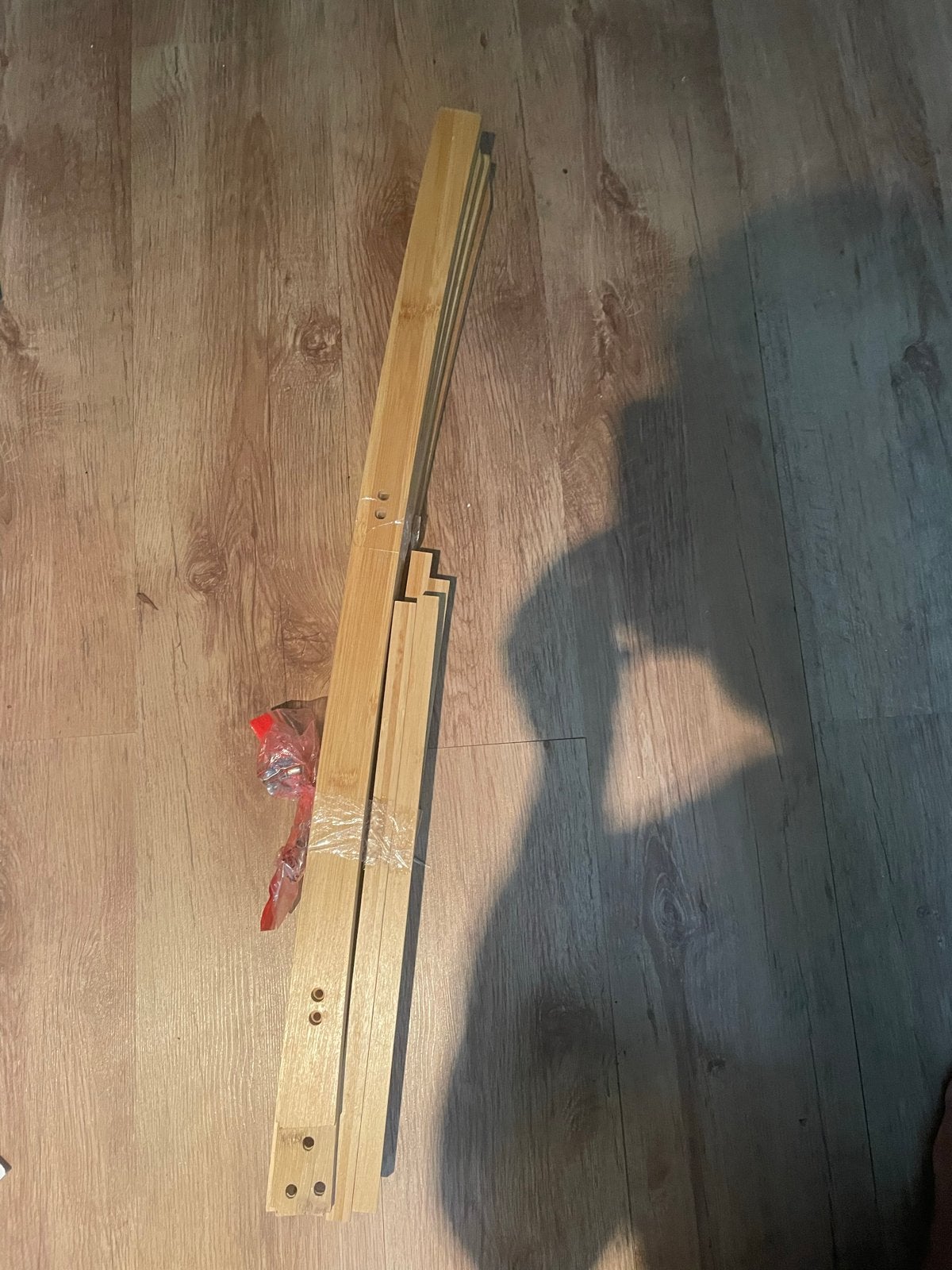 Bamboe handdoekrek met 4 sporten, Ophalen of Verzenden, Zo goed als nieuw, Overige typen