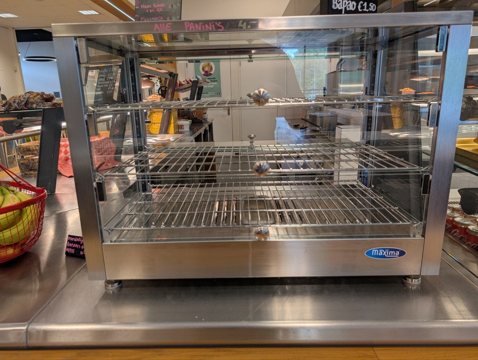 Maxima Warmhoud Vitrine kast - 3 Laags, Huis en Inrichting, Ophalen, Zo goed als nieuw